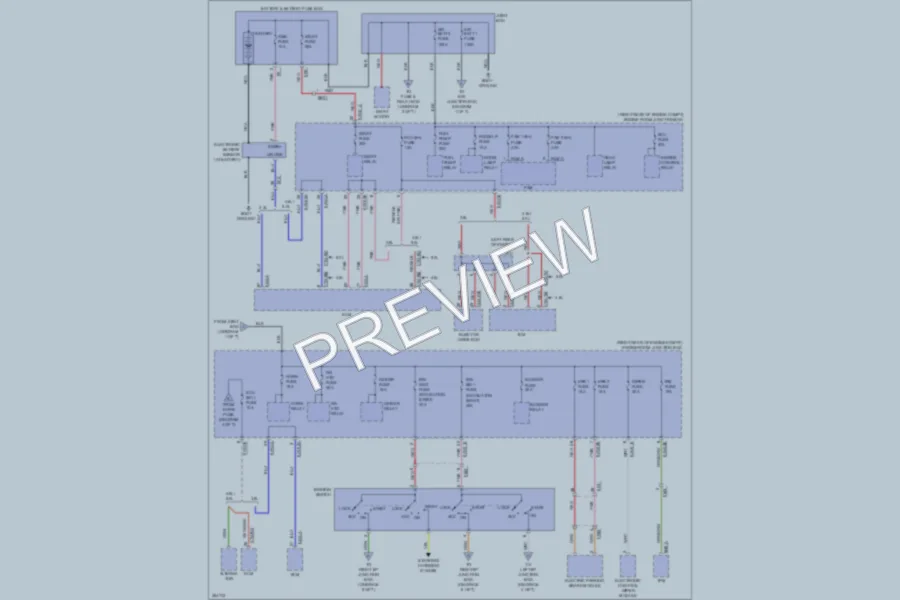 2012 Hyundai Genesis Power Distribution wiring diagram preview