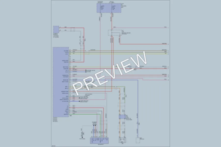2012 Hyundai Genesis Radio wiring diagram preview