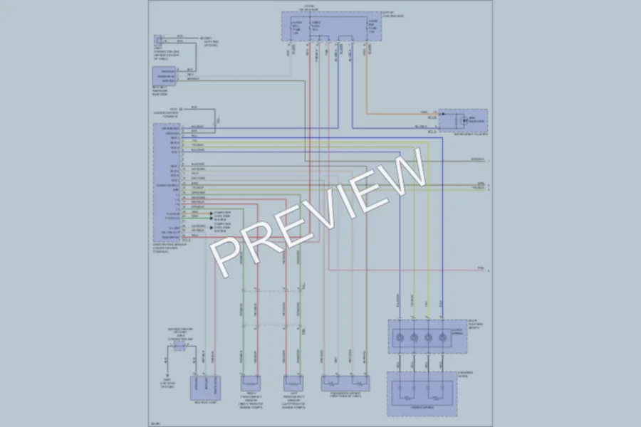 2012 Hyundai Genesis Supplemental Restraints wiring diagram preview