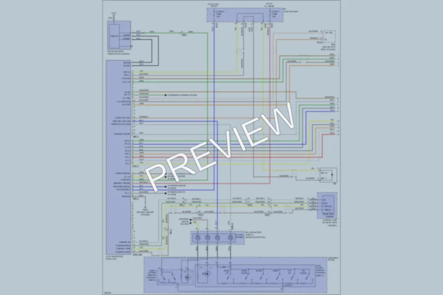2012 Hyundai SantaFe Navigation wiring diagram preview