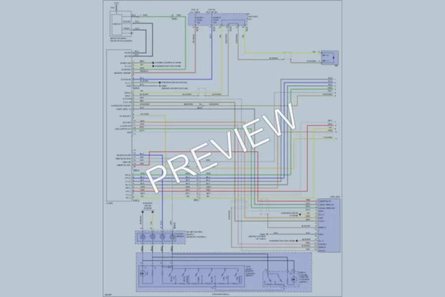 2012 Hyundai SantaFe Radio wiring diagram preview