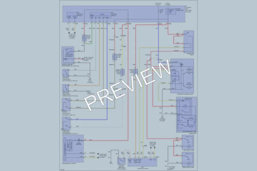 2012 Hyundai Sonata Interior Lights wiring diagram preview