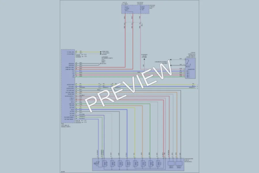 2012 Hyundai Sonata Transmission wiring diagram preview