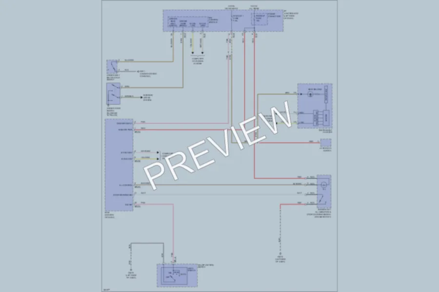 2012 Hyundai Sonata Warning Systems wiring diagram preview
