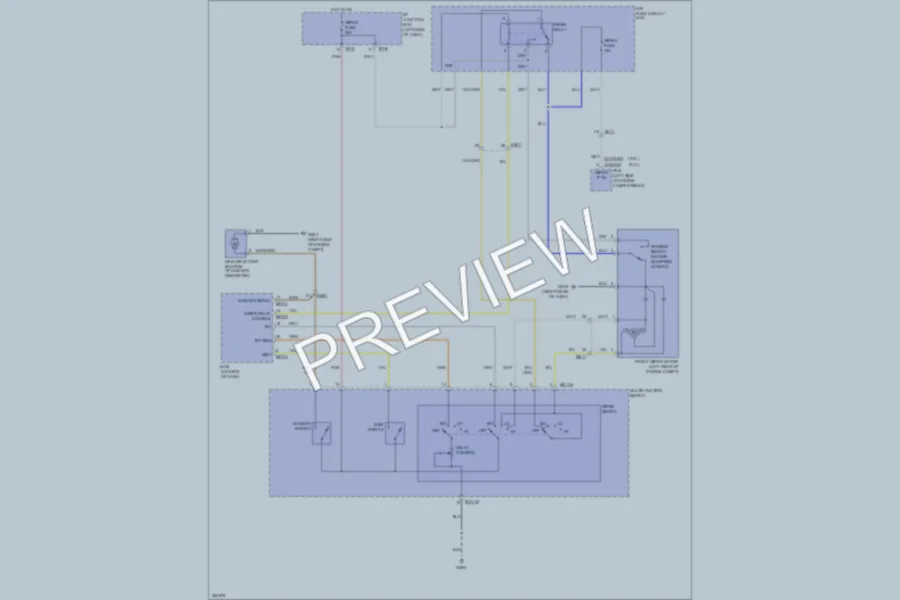 2012 Hyundai Sonata Wiper Washer wiring diagram preview