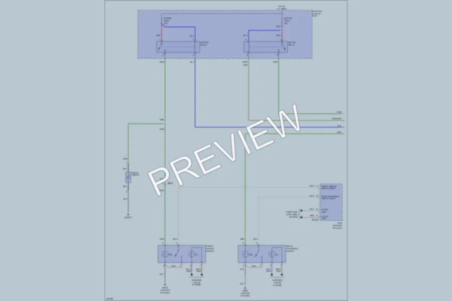 2012 Hyundai Tucson Defoggers wiring diagram preview