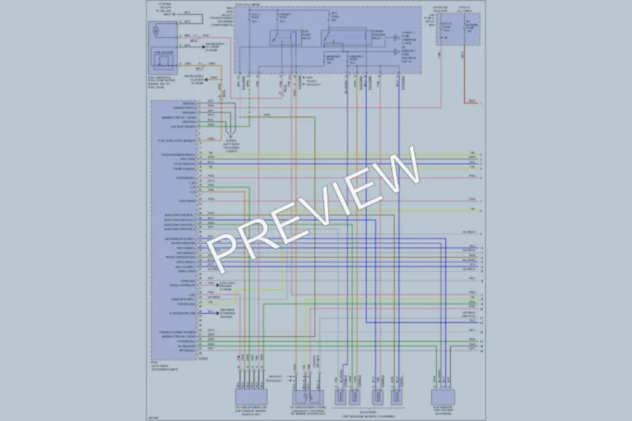 2012 Hyundai Tucson Engine Performance wiring diagram preview