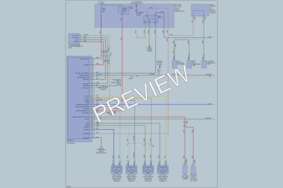 2012 Hyundai Veloster Anti Lock Brakes wiring diagram preview