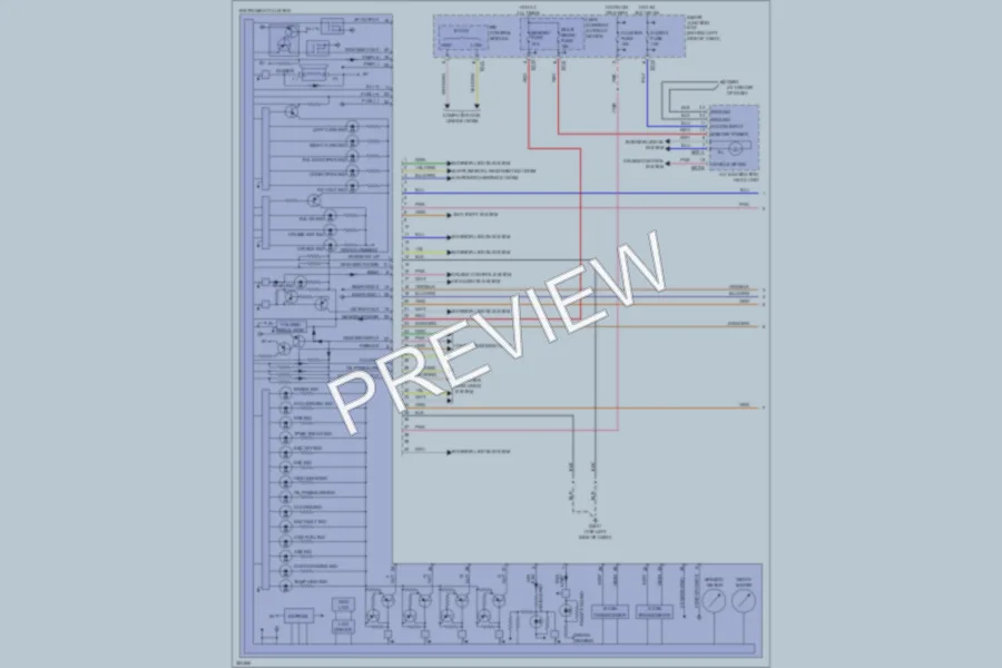 2012 Hyundai Veloster Instrument Cluster wiring diagram preview