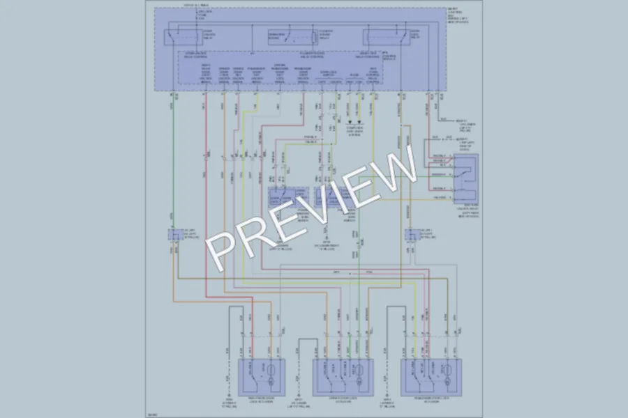 2012 Hyundai Veloster Power Door Locks wiring diagram preview
