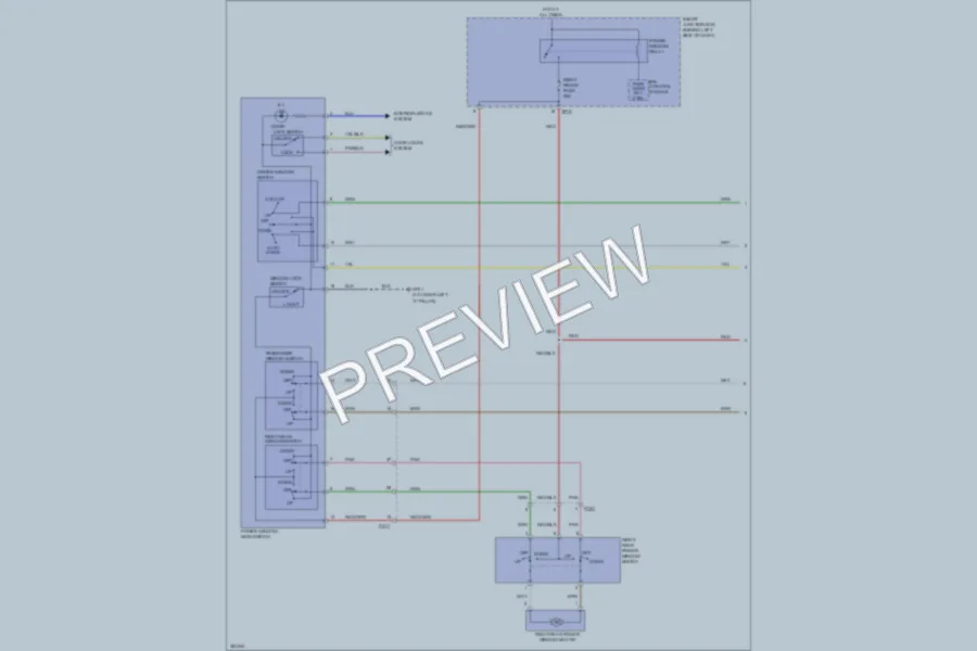 2012 Hyundai Veloster Power Windows wiring diagram preview