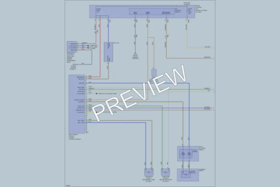 2012 Hyundai Veloster Supplemental Restraints wiring diagram preview
