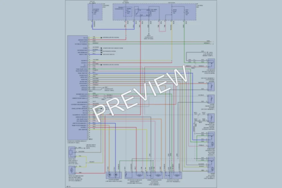 2012 Hyundai Veracruz Air Conditioning wiring diagram preview
