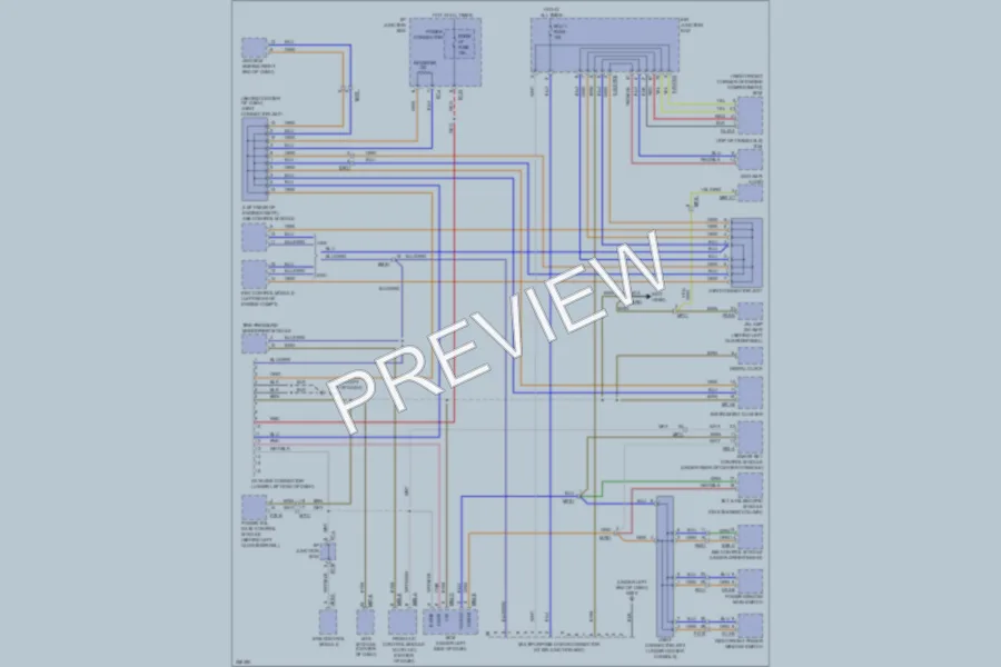 2012 Hyundai Veracruz Computer Data Lines wiring diagram preview