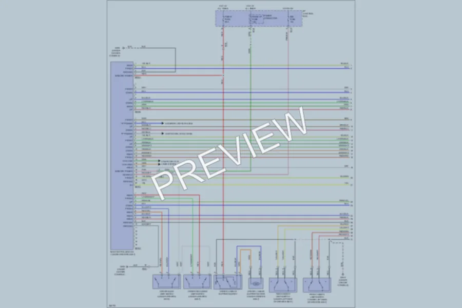 2012 Hyundai Veracruz Memory Systems wiring diagram preview