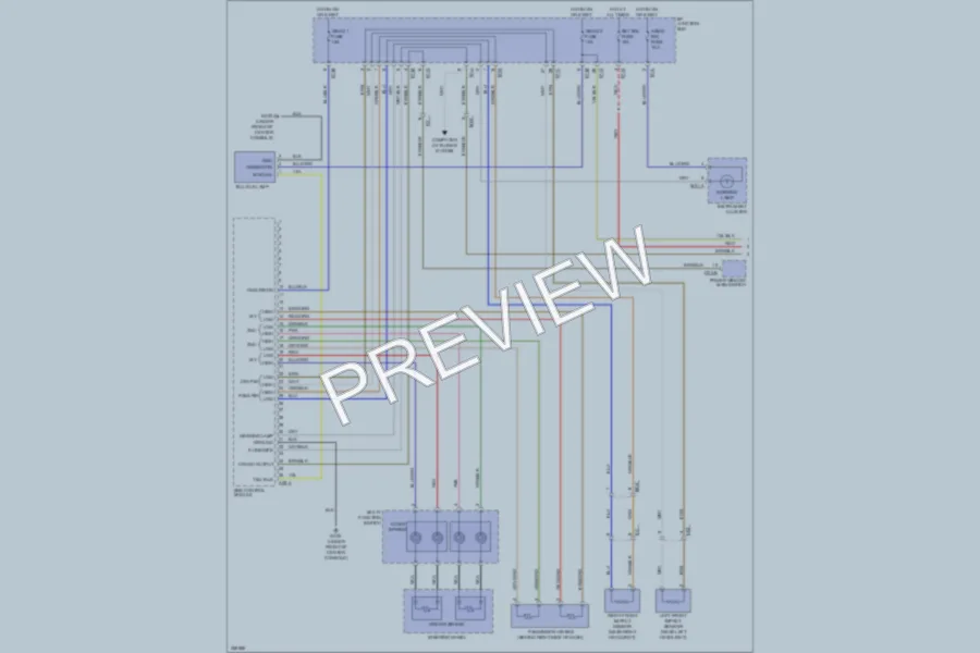 2012 Hyundai Veracruz Supplemental Restraints wiring diagram preview