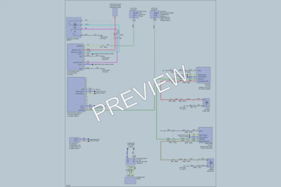 2012 Infiniti EX35 Navigation wiring diagram preview
