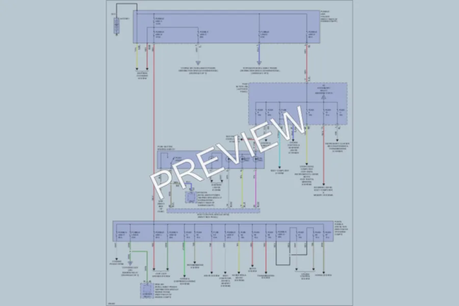 2012 Infiniti EX35 Power Distribution wiring diagram preview