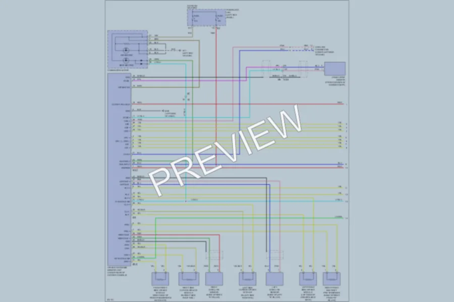 2012 Infiniti EX35 Supplemental Restraints wiring diagram preview