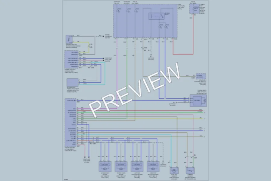 2012 Infiniti FX35 Air Conditioning wiring diagram preview