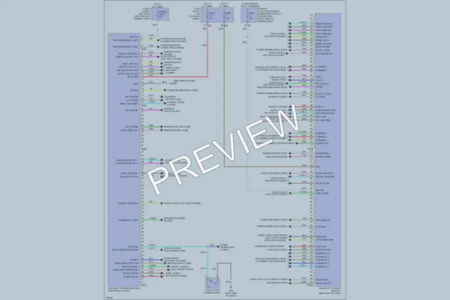 2012 Infiniti FX35 Body Control Modules wiring diagram preview