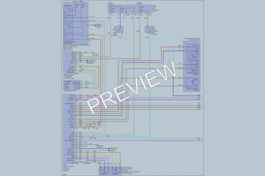 2012 Infiniti FX35 Cruise Control wiring diagram preview