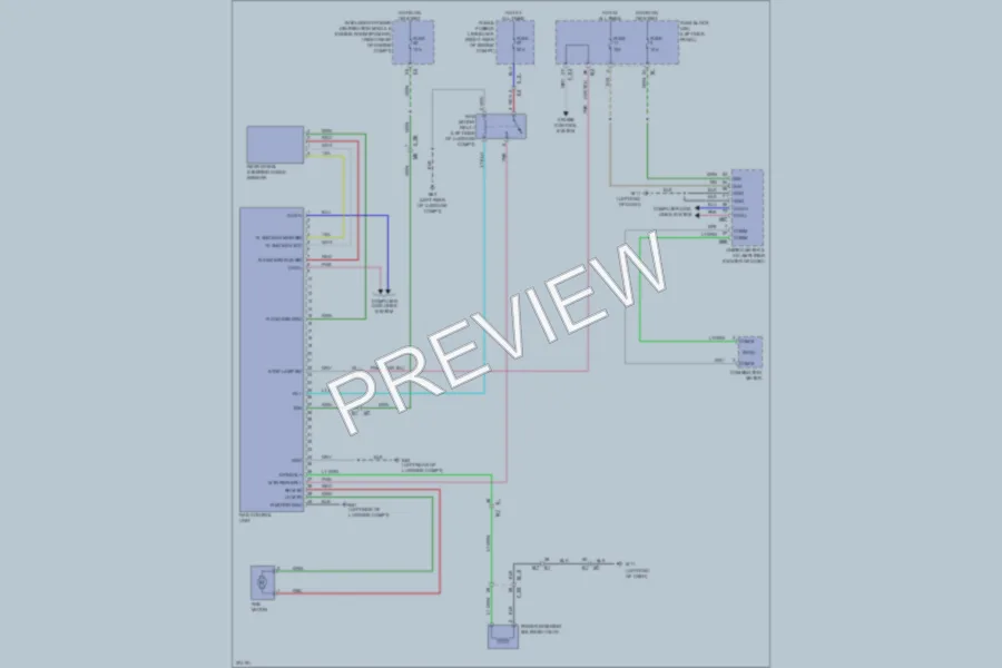 2012 Infiniti FX35 Electronic Power Steering wiring diagram preview