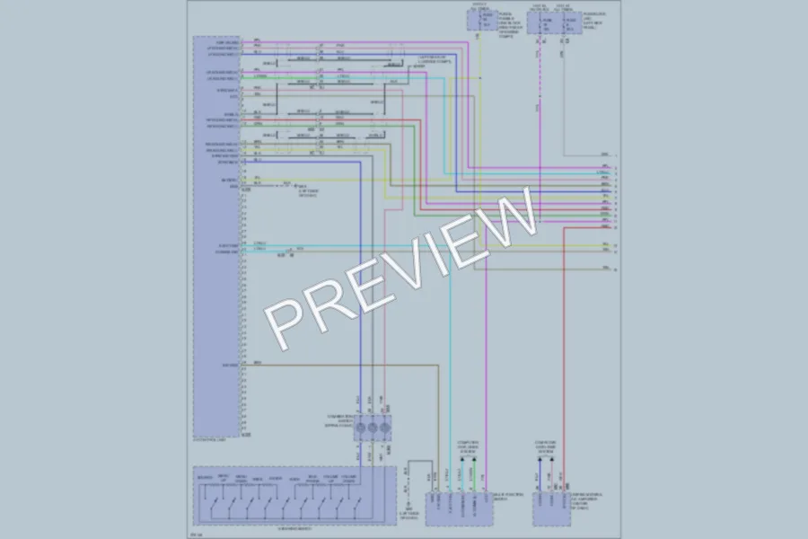 2012 Infiniti FX35 Radio wiring diagram preview