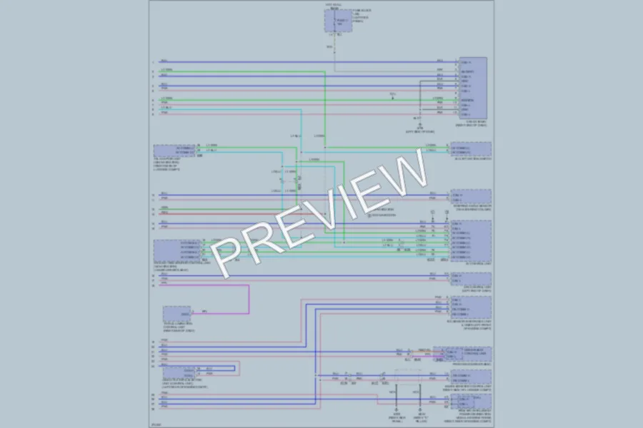 2012 Infiniti FX50 Computer Data Lines wiring diagram preview