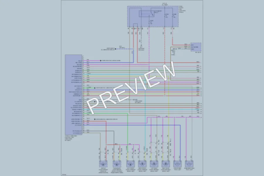2012 Infiniti FX50 Interior Lights wiring diagram preview
