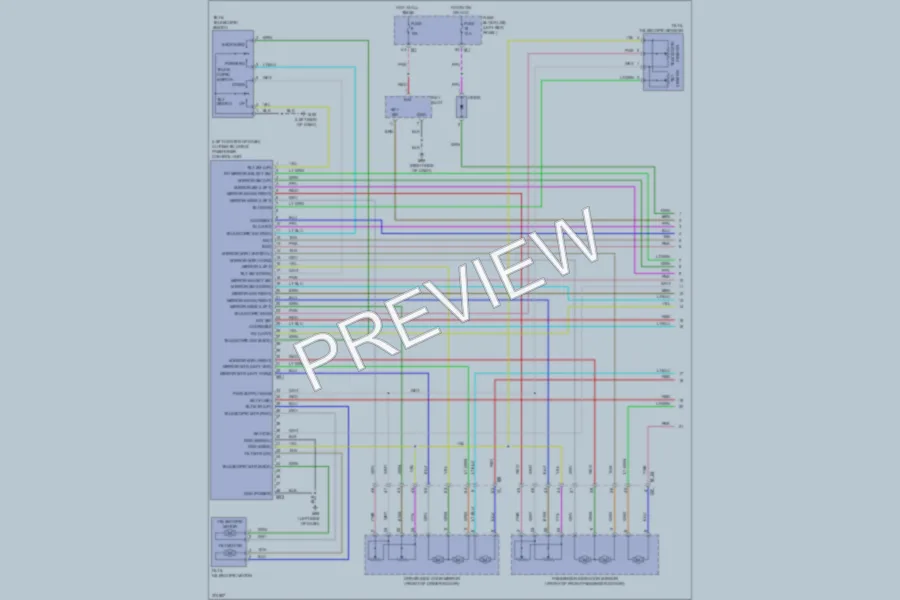 2012 Infiniti FX50 Memory Systems wiring diagram preview