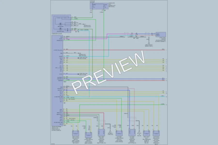2012 Infiniti G25 Supplemental Restraints wiring diagram preview