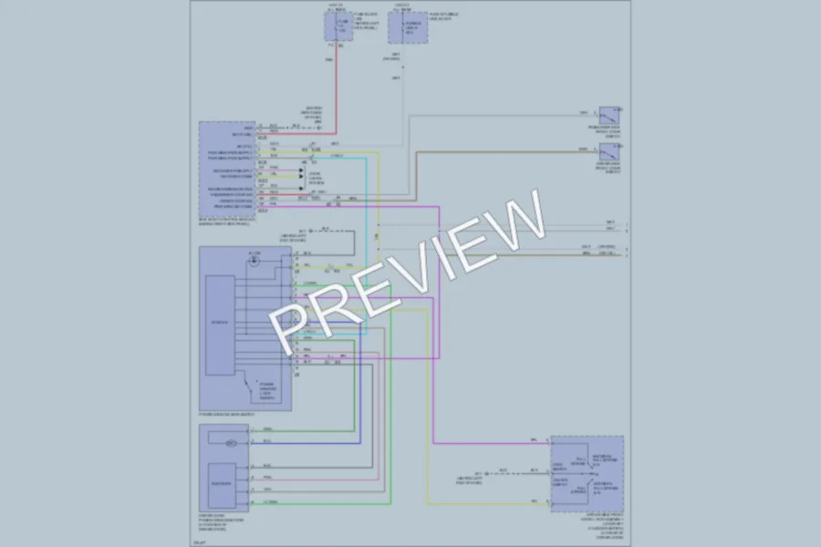 2012 Infiniti G25x Power Windows wiring diagram preview