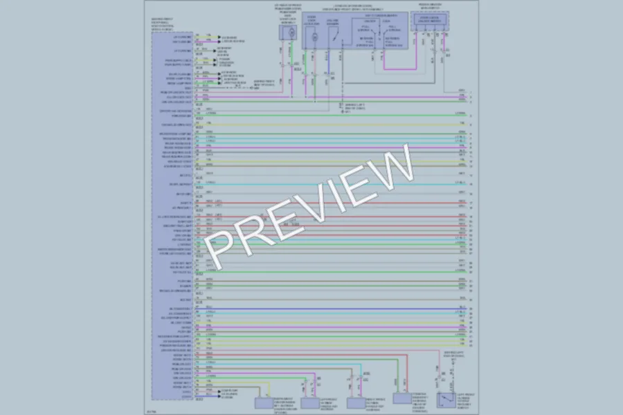 2012 Infiniti G37 Power Door Locks wiring diagram preview