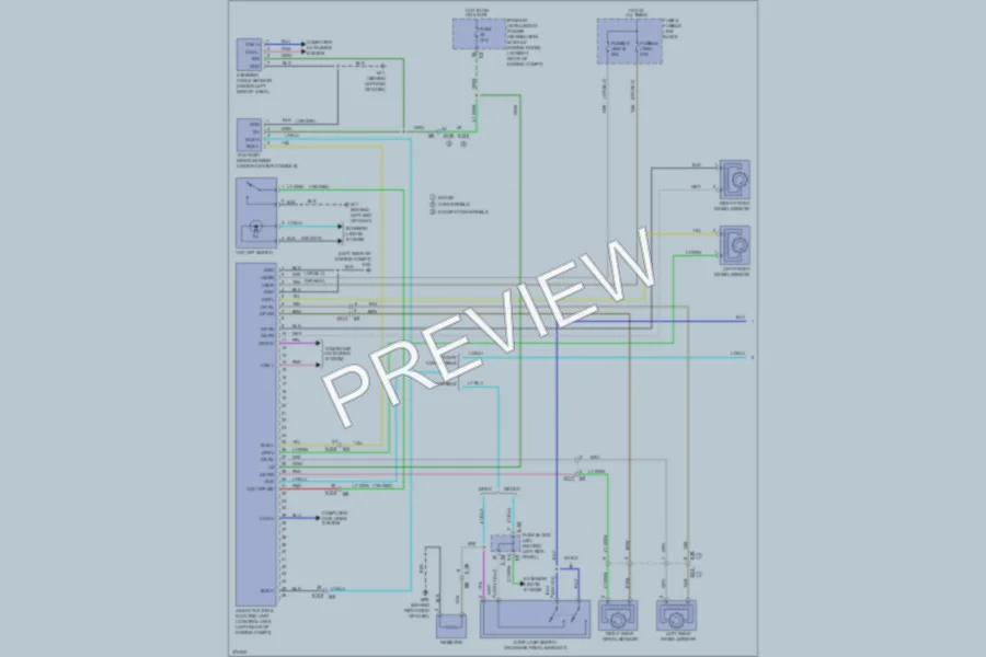 2012 Infiniti G37x Anti Lock Brakes wiring diagram preview
