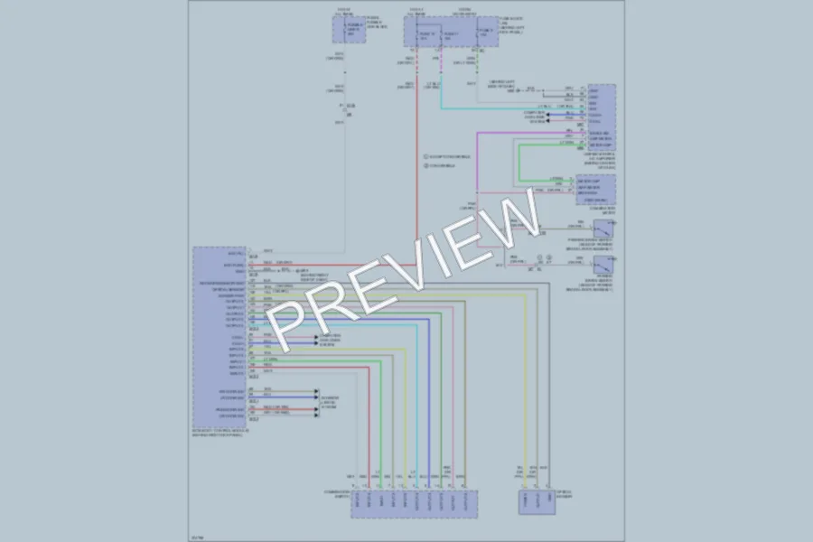 2012 Infiniti G37x Headlights wiring diagram preview