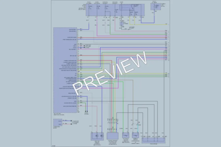2012 Infiniti M35h Air Conditioning wiring diagram preview