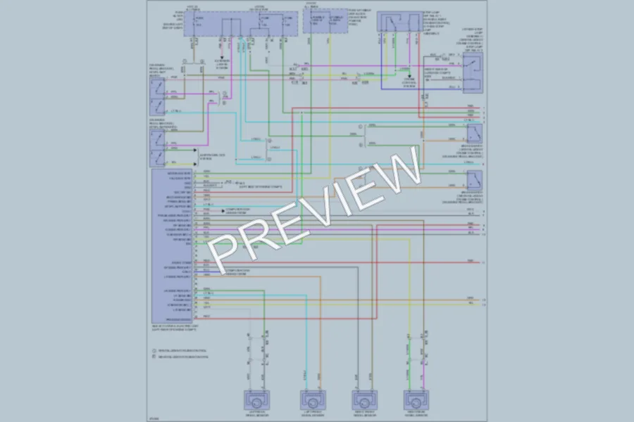 2012 Infiniti M35h Anti Lock Brakes wiring diagram preview