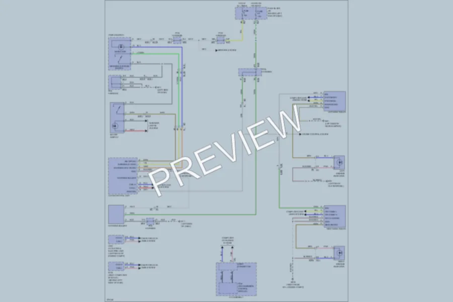 2012 Infiniti M35h Navigation wiring diagram preview