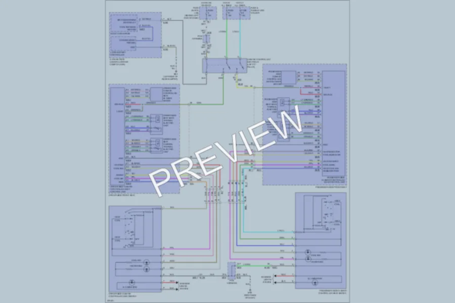 2012 Infiniti M35h Power Seats wiring diagram preview