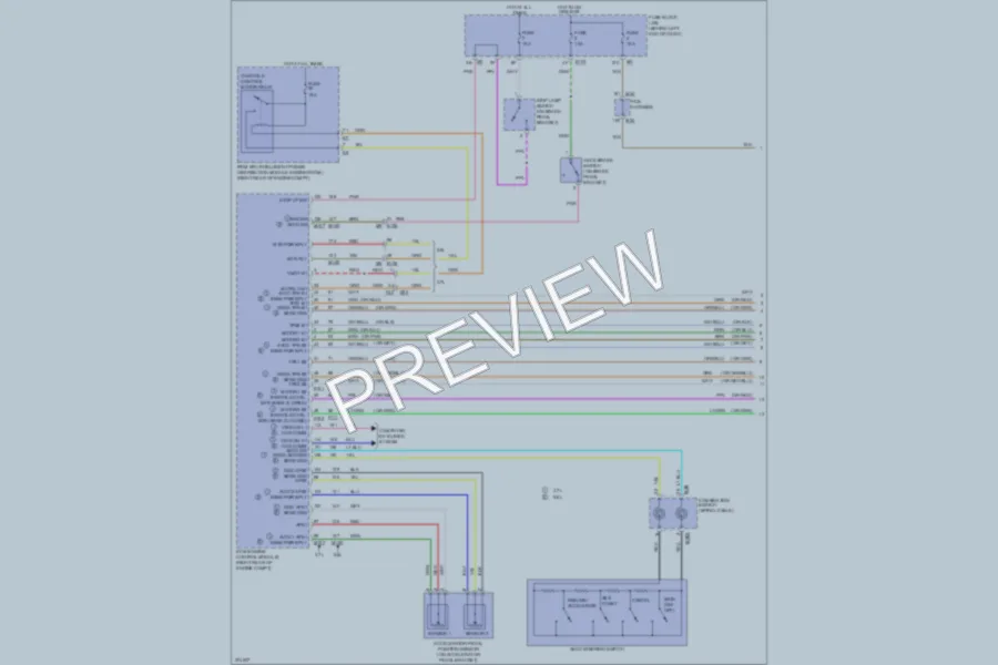 2012 Infiniti M37 Cruise Control wiring diagram preview