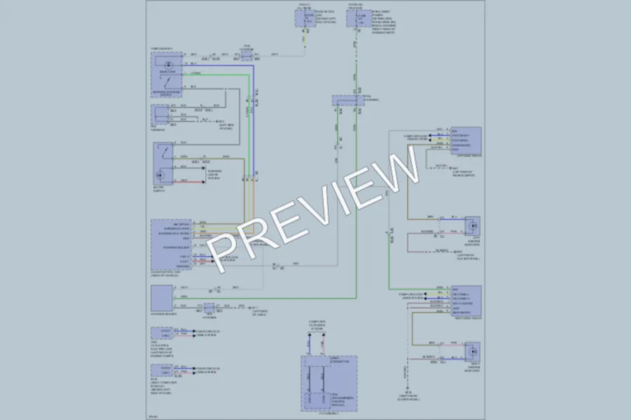 2012 Infiniti M37 Navigation wiring diagram preview