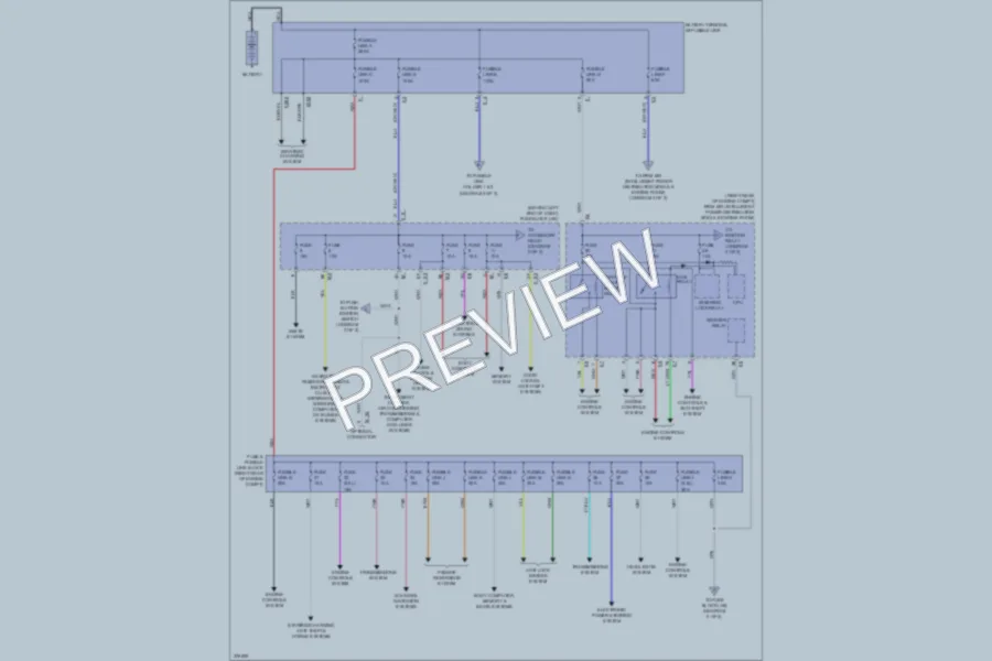 2012 Infiniti M37 Power Distribution wiring diagram preview