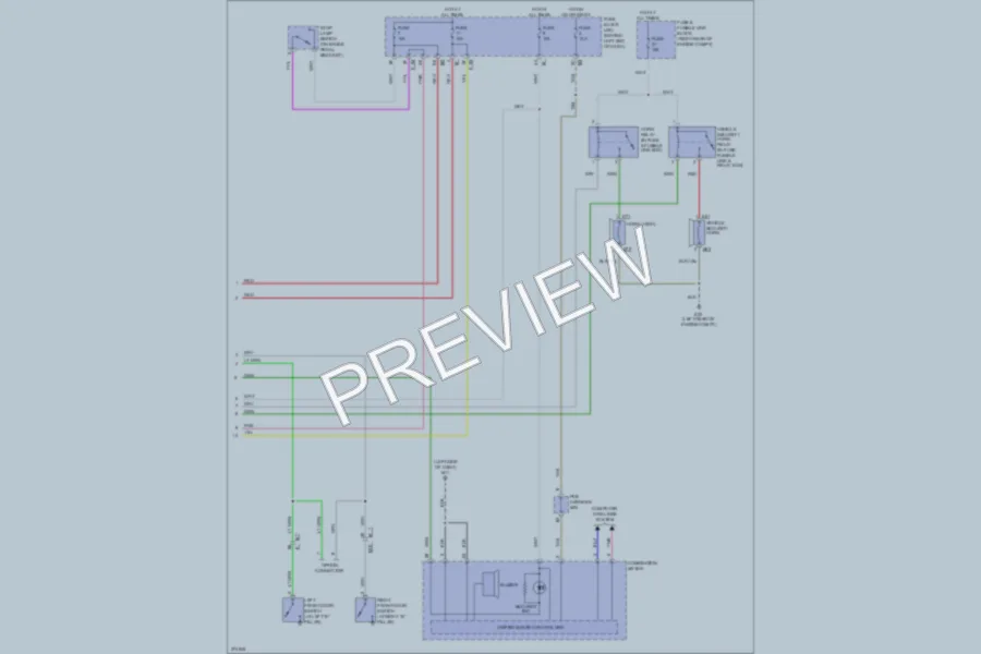 2012 Infiniti M56x Anti Theft wiring diagram preview