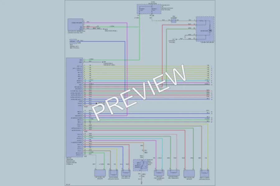 2012 Infiniti M56x Supplemental Restraints wiring diagram preview