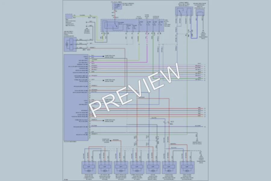 2012 Infiniti QX56 Air Conditioning wiring diagram preview