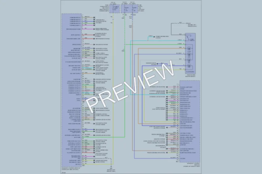 2012 Infiniti QX56 Body Control Modules wiring diagram preview