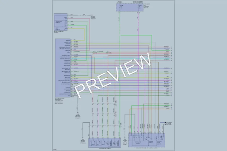 2012 Infiniti QX56 Memory Systems wiring diagram preview