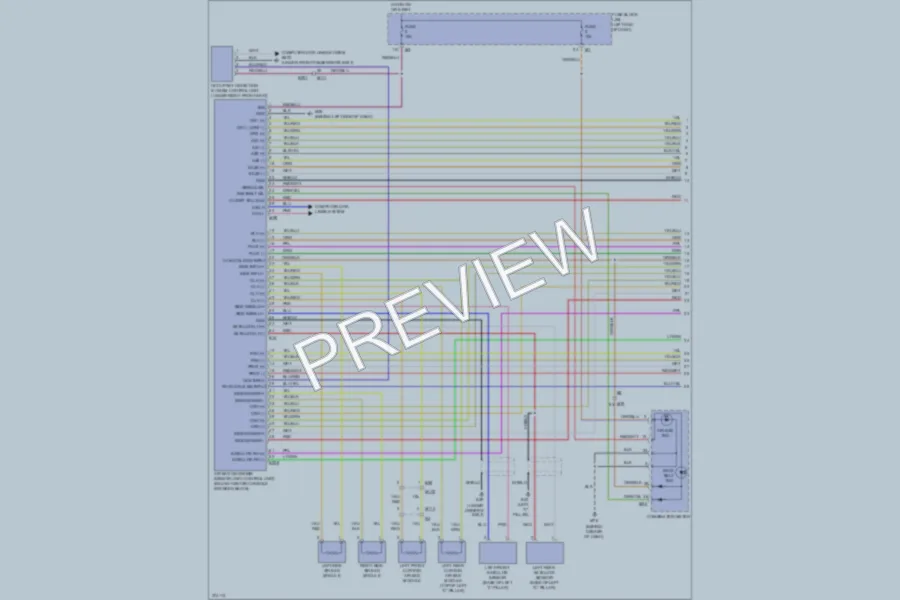 2012 Infiniti QX56 Supplemental Restraints wiring diagram preview