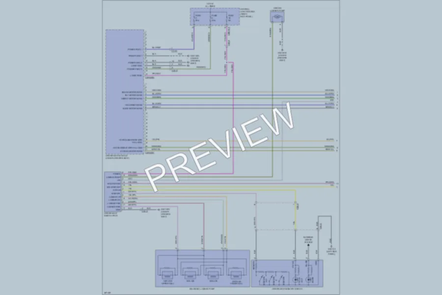 2012 Jaguar XF Memory Systems wiring diagram preview